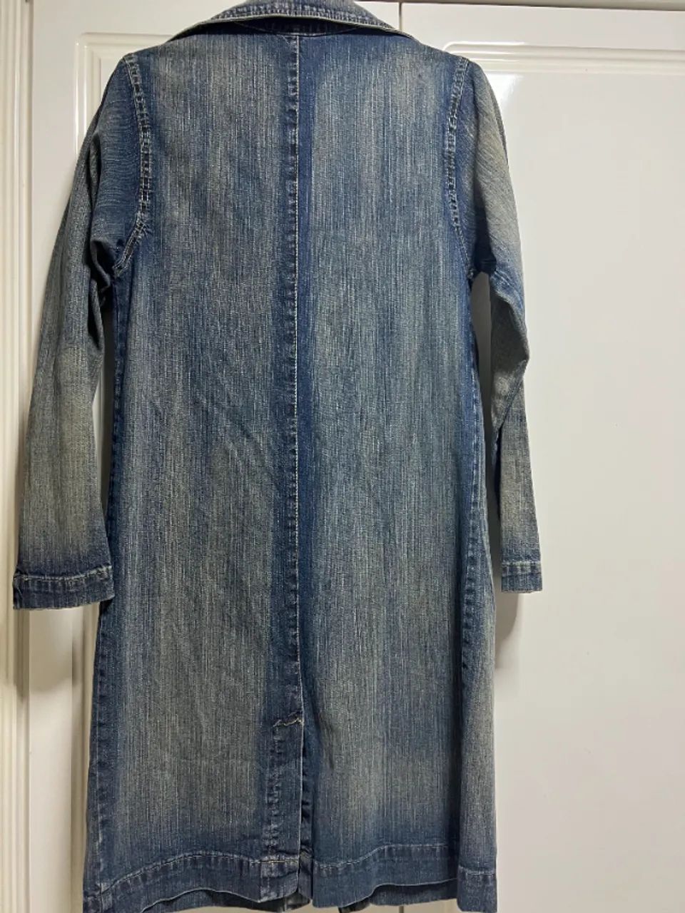 Sobretudo jeans tamanho 40 - Foto 3