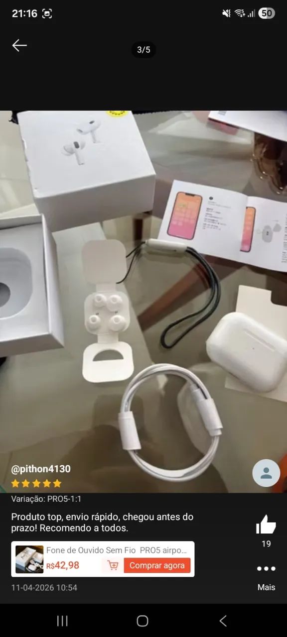 Airpods pro5 linha premium 