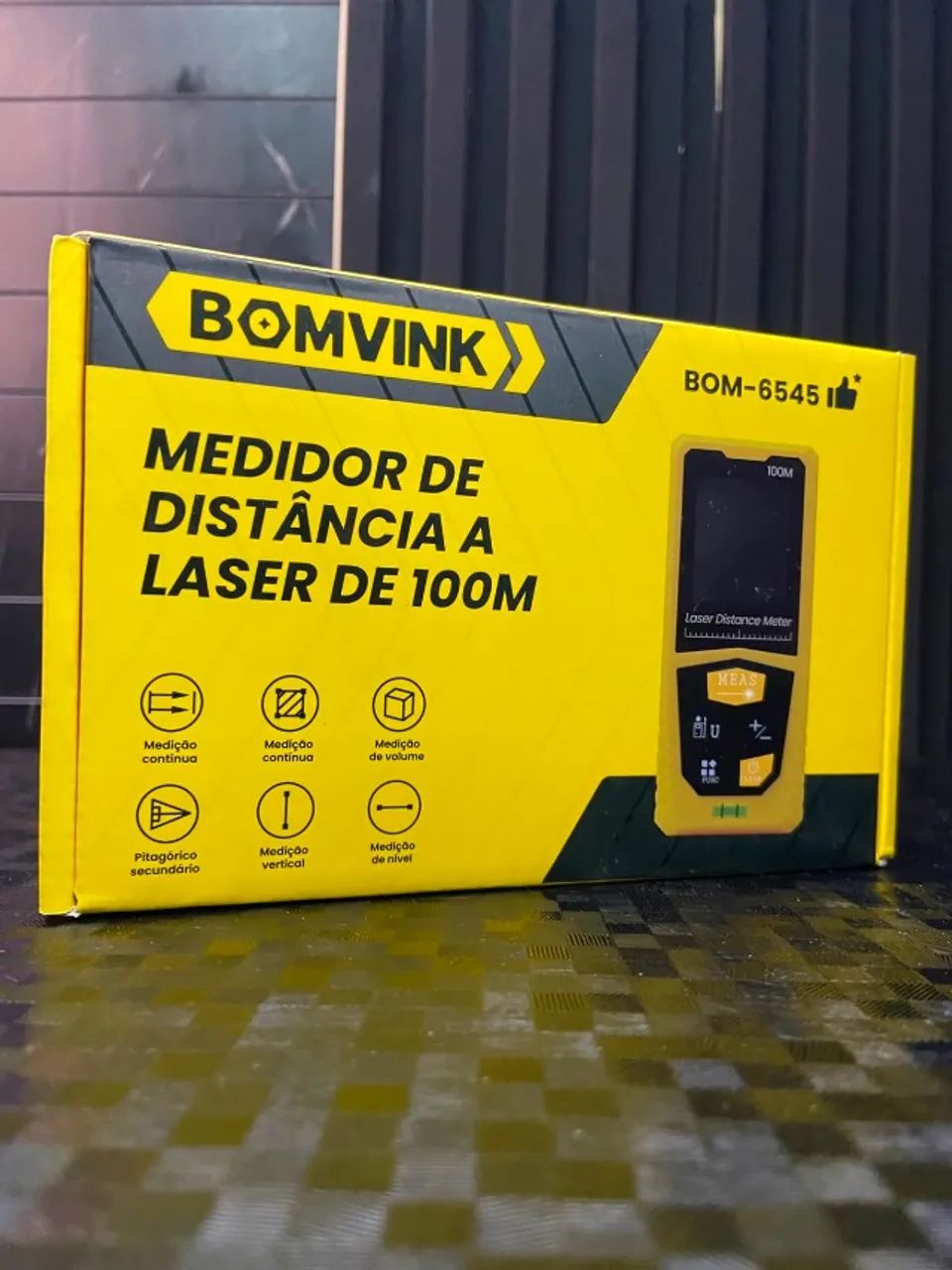 Medidor de Distância a Laser de 100M - BOM-6545 BomVink