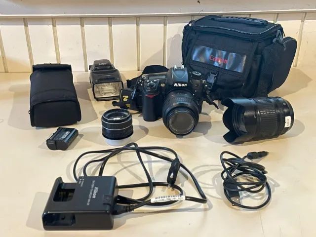 Nikon D7000 Kit Completo 3 Lentes + Flash - 60mil Cliques