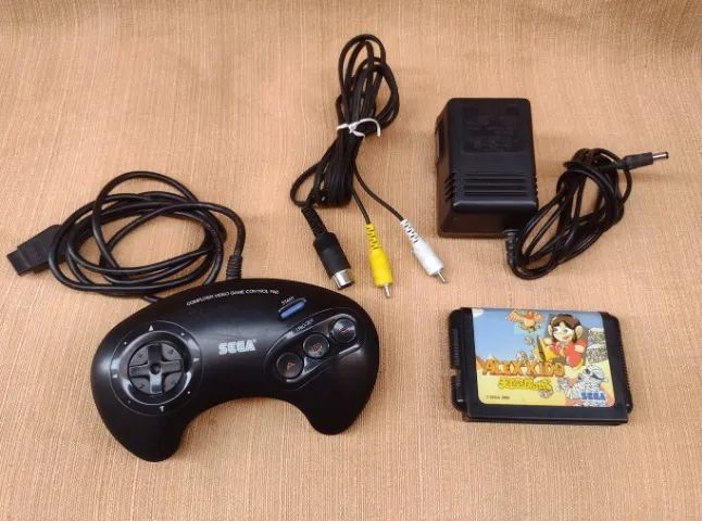 Mega Drive Japonês Com Um Controle E Um Jogo Tudo Original - Foto 2