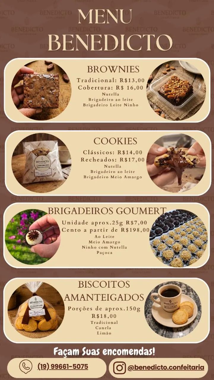 ?Doces Finos, Brownies, Biscoitos e Brigadeiros para Festas e Eventos