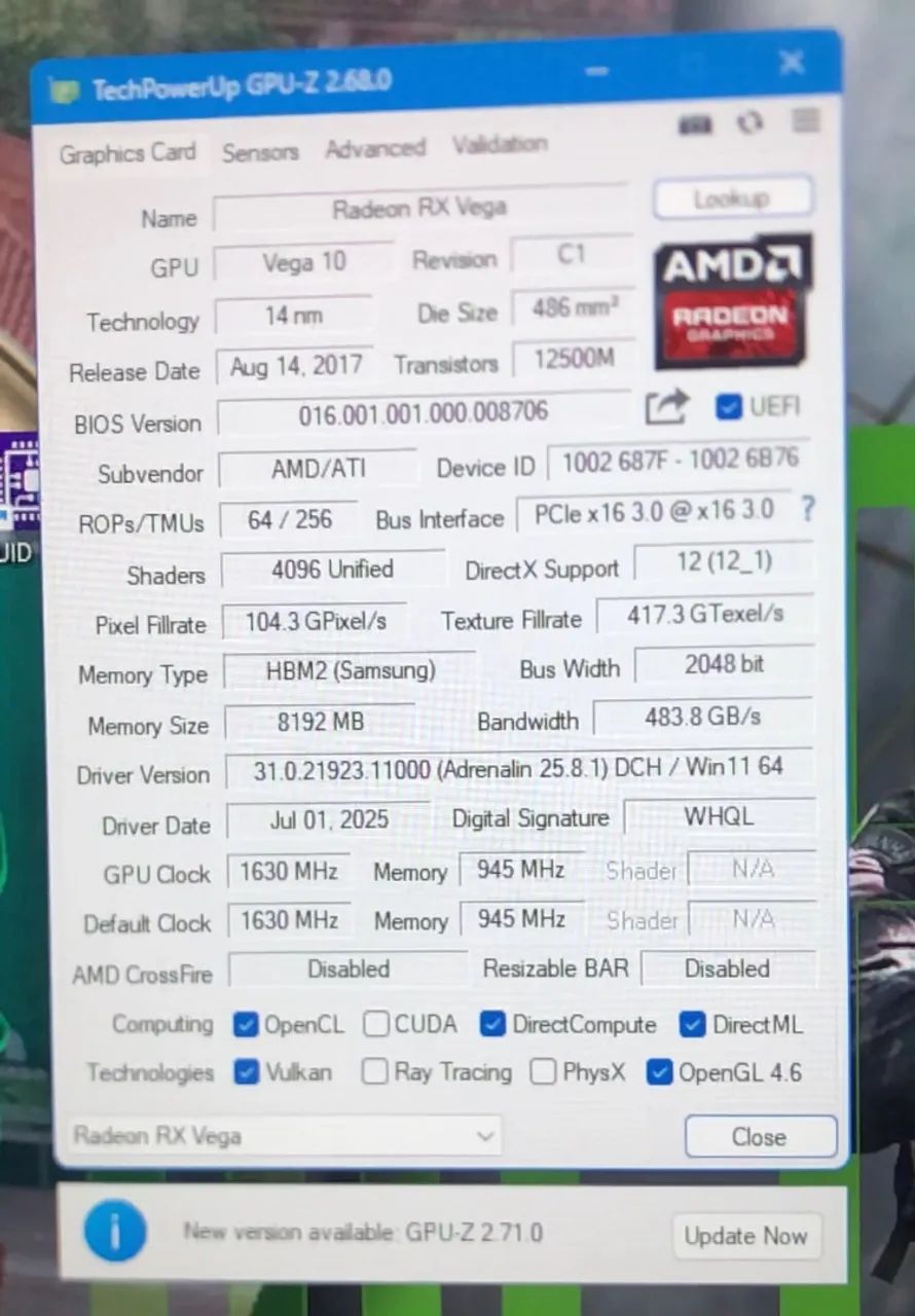 Radeon Rx Vega 64 - Foto 2
