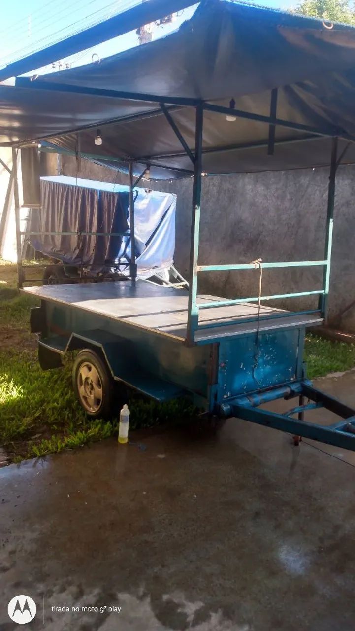 Careta que se transforma em banca de feira  - Foto 4