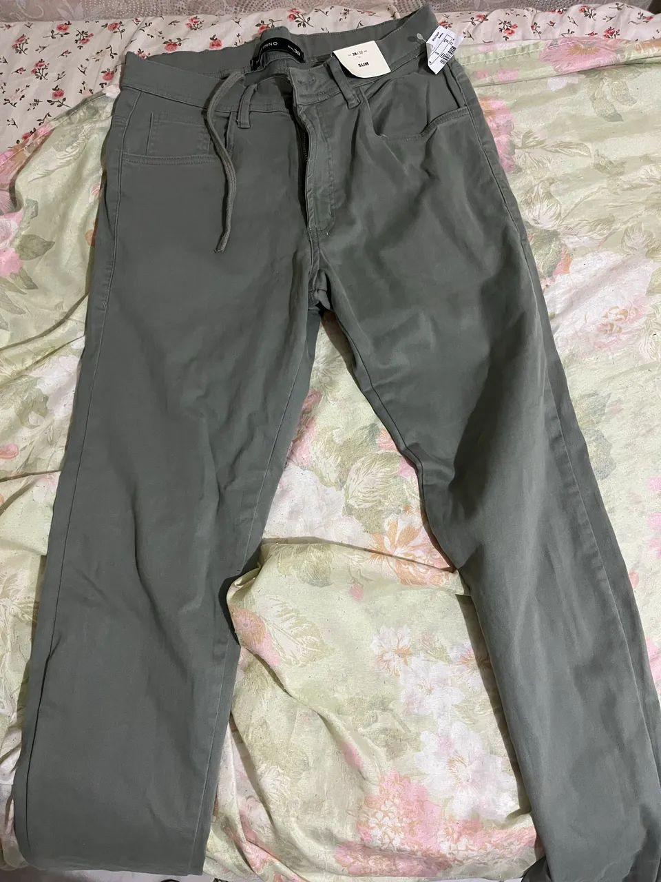 Calça slim 38 Marfinno 