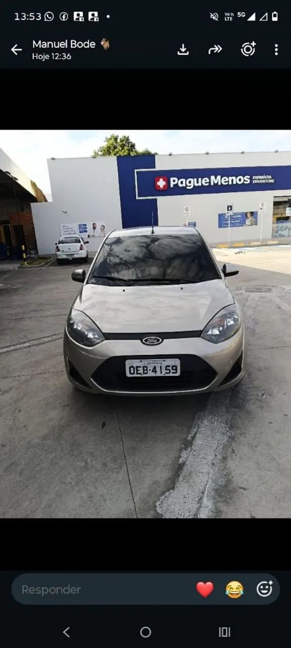 Ford Fiesta Fiesta 1.6 8V Flex/Class 1.6 8V Flex 5p 2012