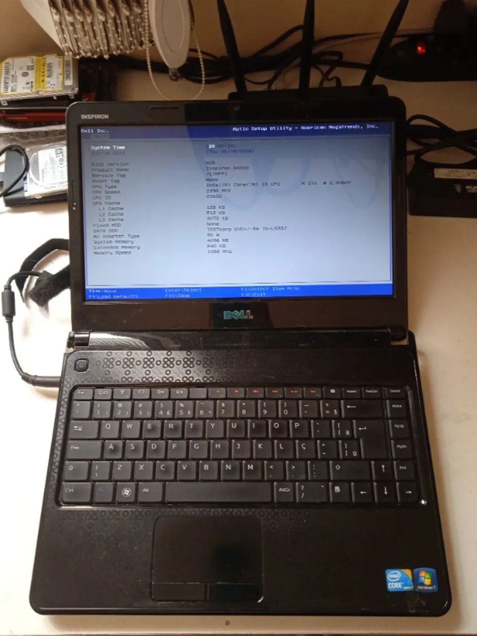 Notebook Dell N4030 Funcionando perfeitamente! Leia todo o anuncio! - Foto 2