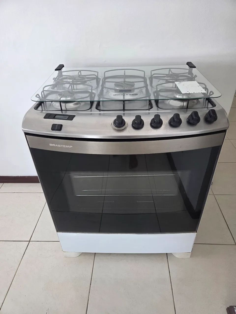 Fogão Brastemp Ative 5 Bocas acendimento Automático e com Timer 96L - Inox - Bivolt - Foto 2