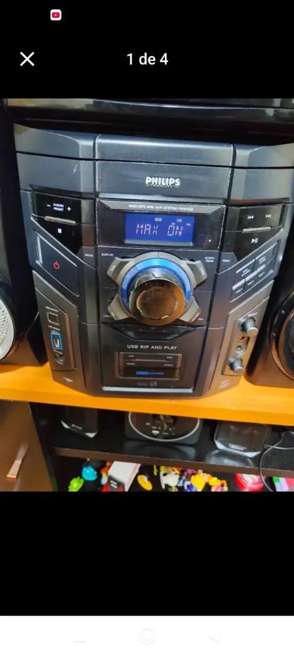 Mini system Philips 3 CDs e USB  - Foto 4