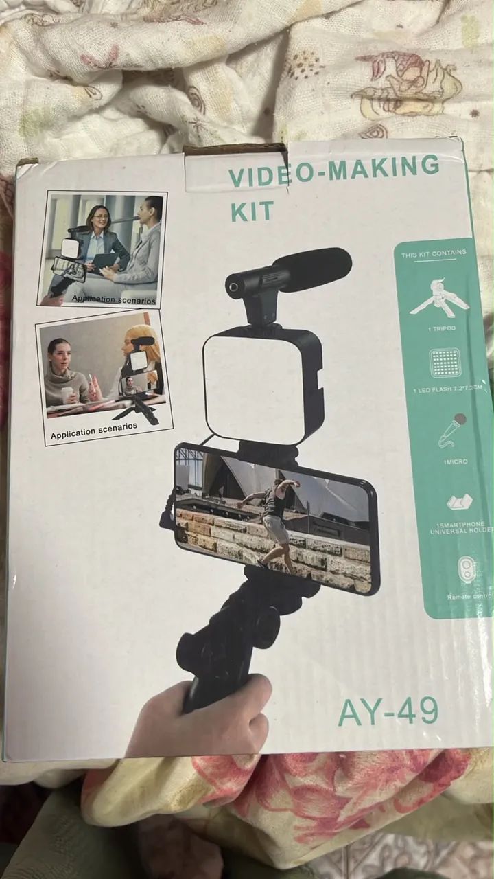 Kit pra gravar vídeo 