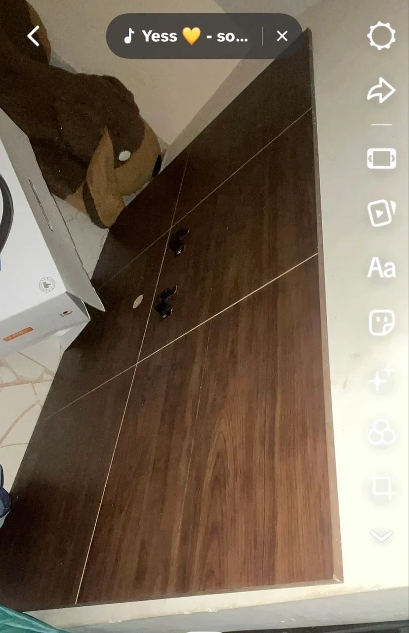 Rack com painel e sofá de canto usado  - Foto 2