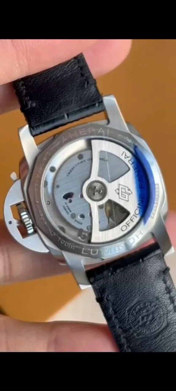 RELÓGIO PANERAI BI TEMPO/ DIAL BRANCO/ 40 MM/ S.C - Foto 2