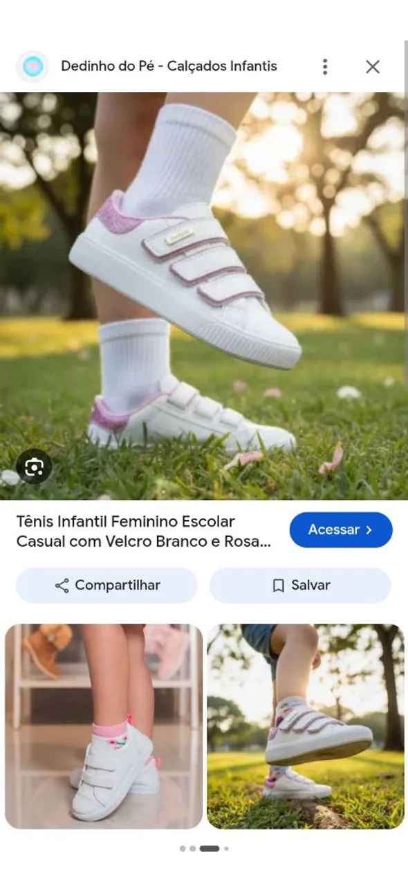 Roupas e calçados infantis
