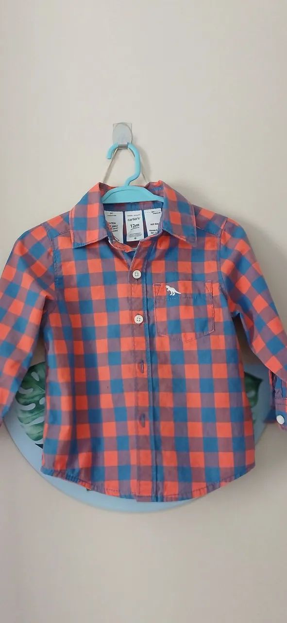 Vendo camisa de xadrez infantil  - Foto 3