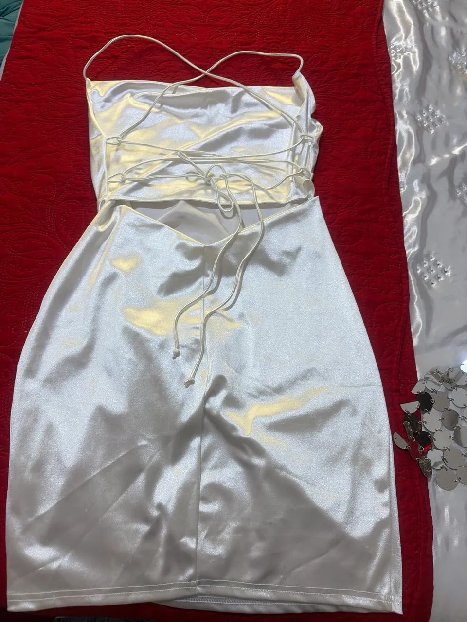 2 Vestido curto de fresta  - Foto 3