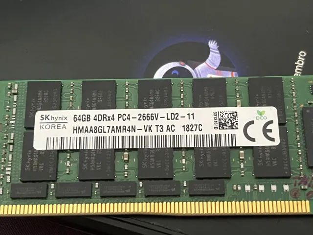 Memoria ddr4 2666 64g