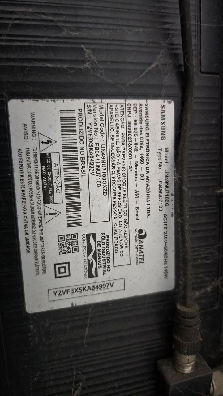 Smart TV Samsung 49 sem imagem - Foto 2