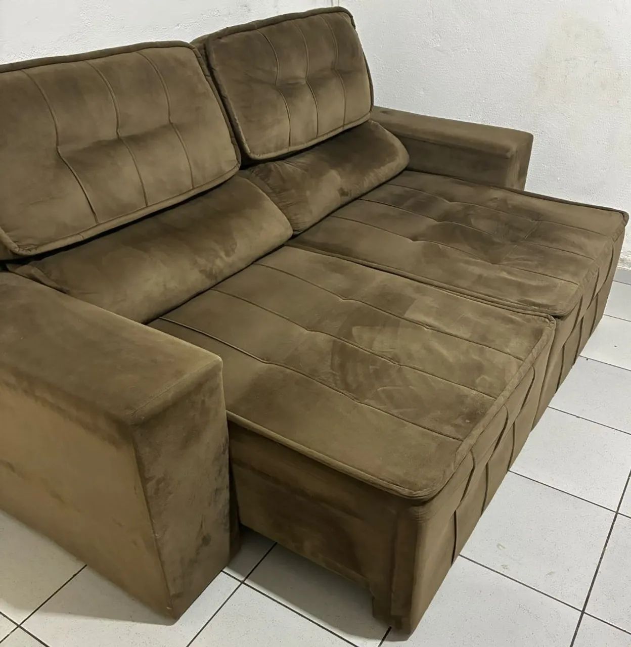 Sofá 3 lugares retrátil - Foto 3
