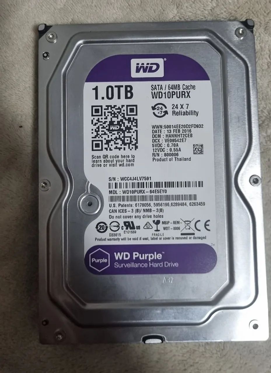 WD Western Digital Purple 1tb
