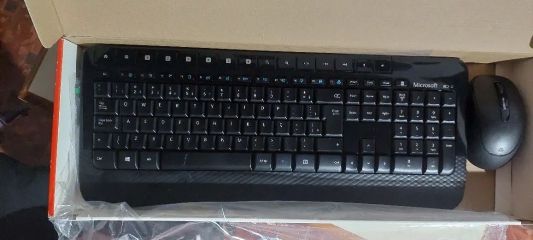 Kit teclado wireless com mouse sem fio