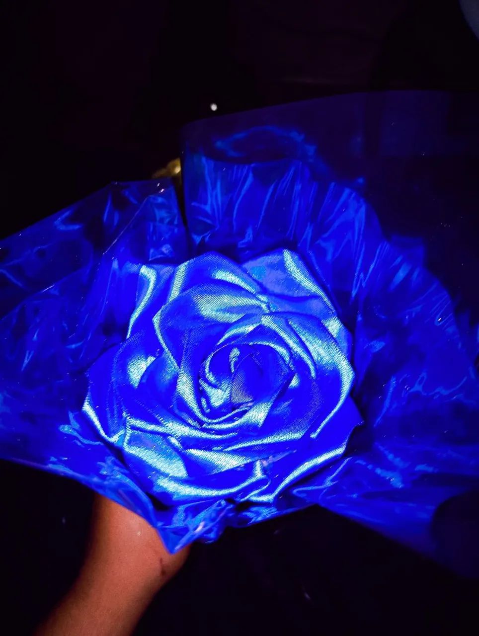 Uma unidade de rosa cetim - Foto 2