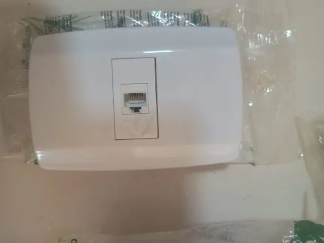 10 Tomadas de Rede RJ45 Ilumi Slim Completa (Placa + Módulo) - Foto 2