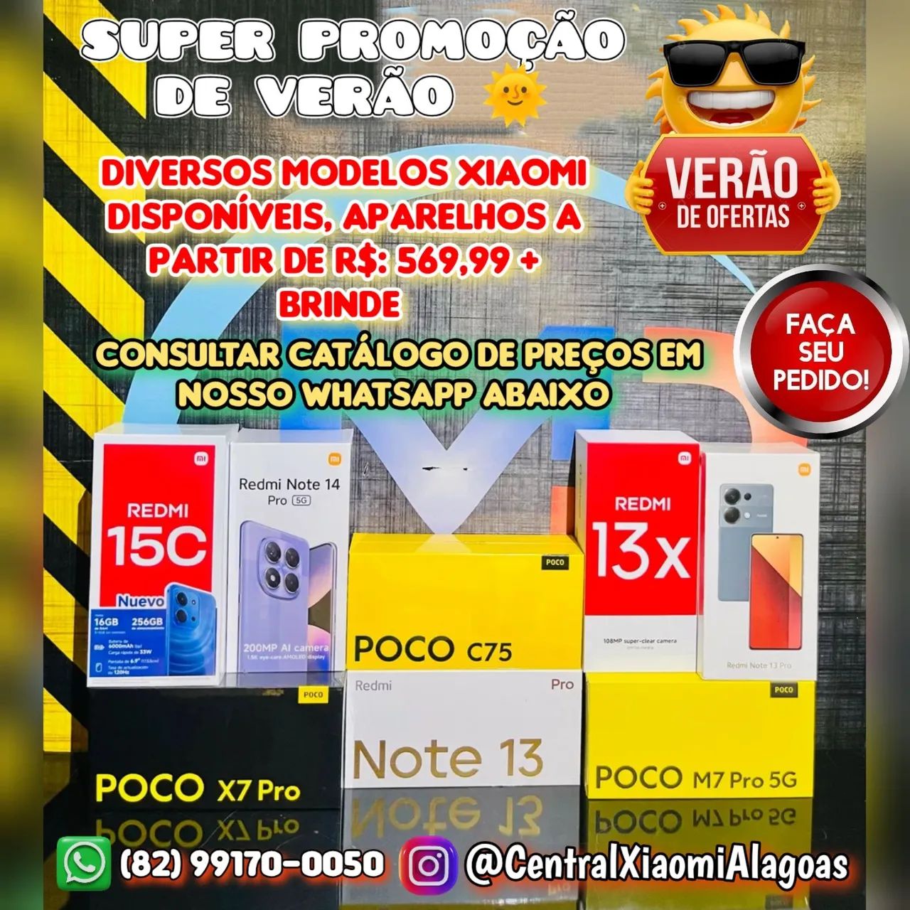 XIAOMI POCO X7 PRO 5G, POCO M8 PRO 5G E DIVERSOS MODELOS 