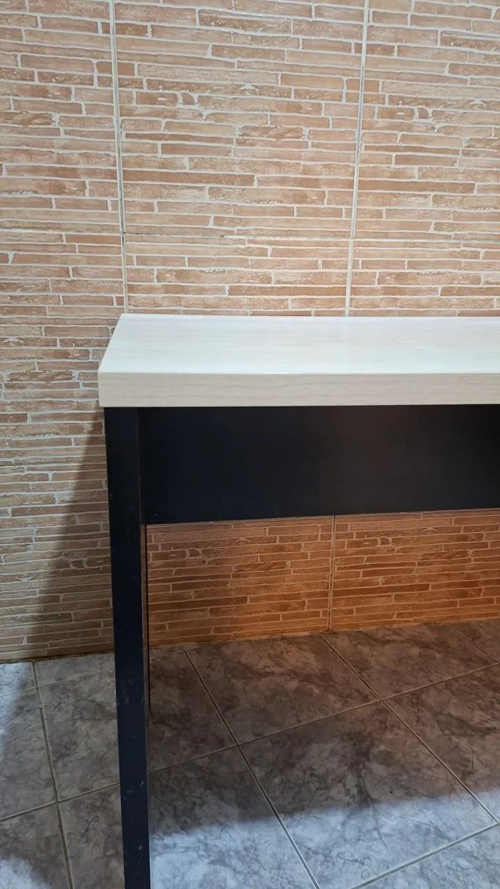 Mesa em L - Alta qualidade - Branca - Foto 2