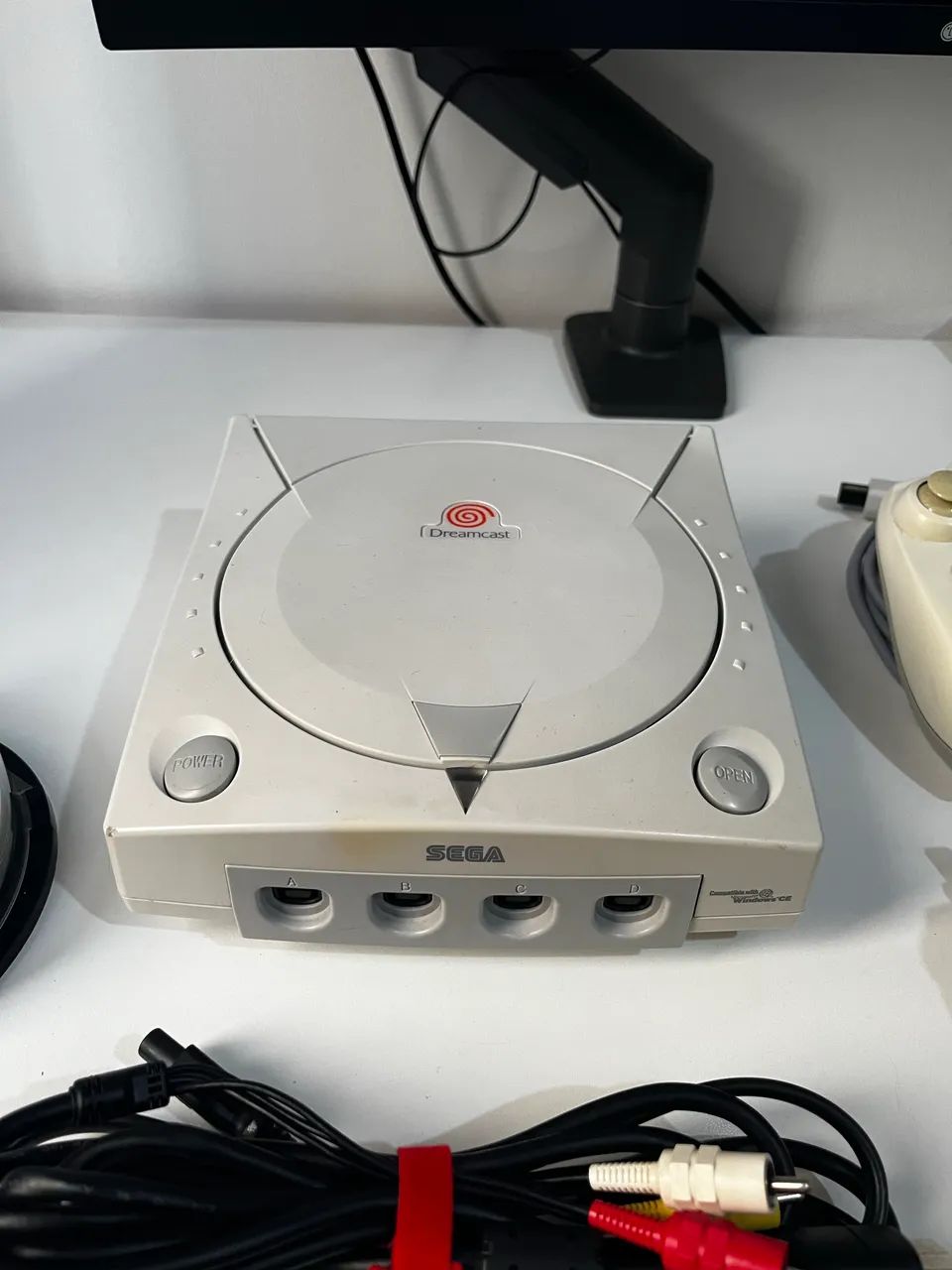 Dreamcast com 2 controles e 14 jogos - Foto 5