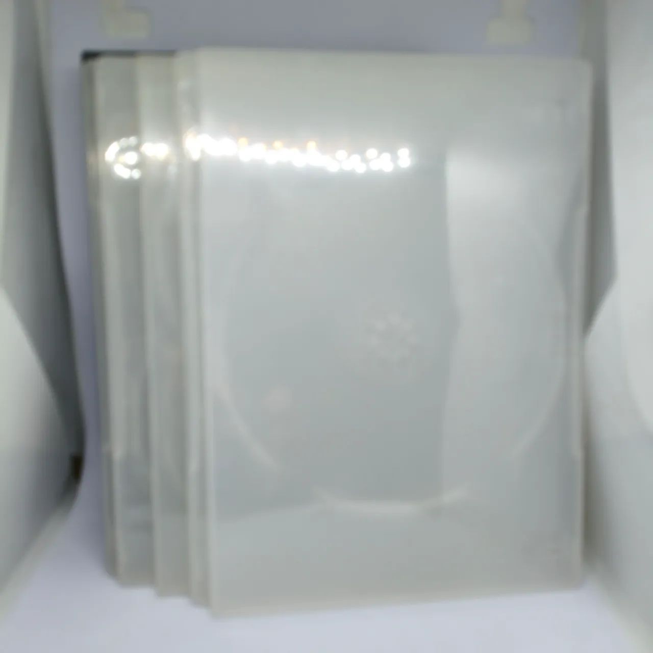 Lote 6 Cases Caixas para CD DVD Usadas Transparentes - Foto 2