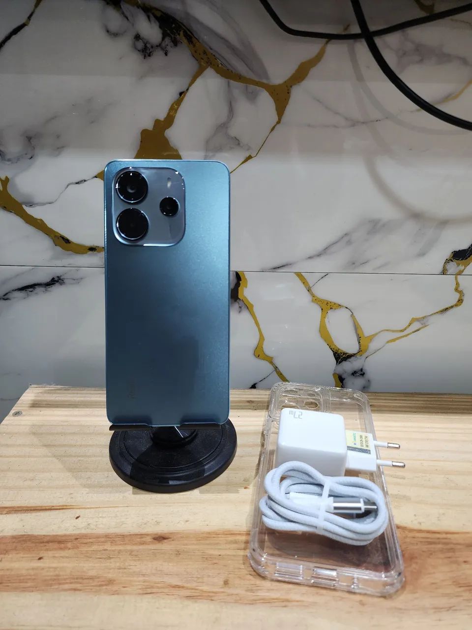 Redmi note 14 azul 5G 256 gigas zerado completo  - Foto 2