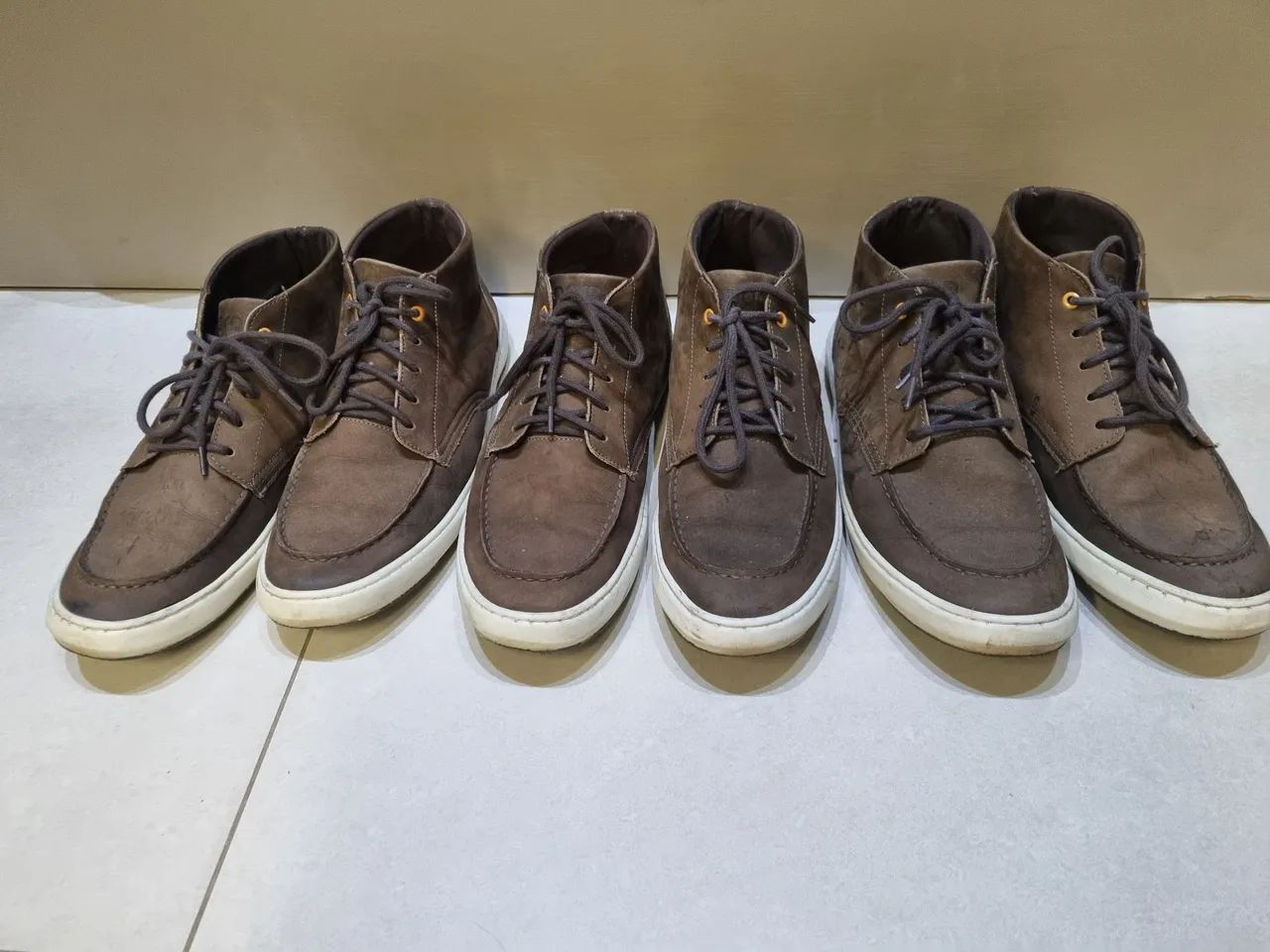 3 Botas Cano Medio NORD usadas por 100 reais