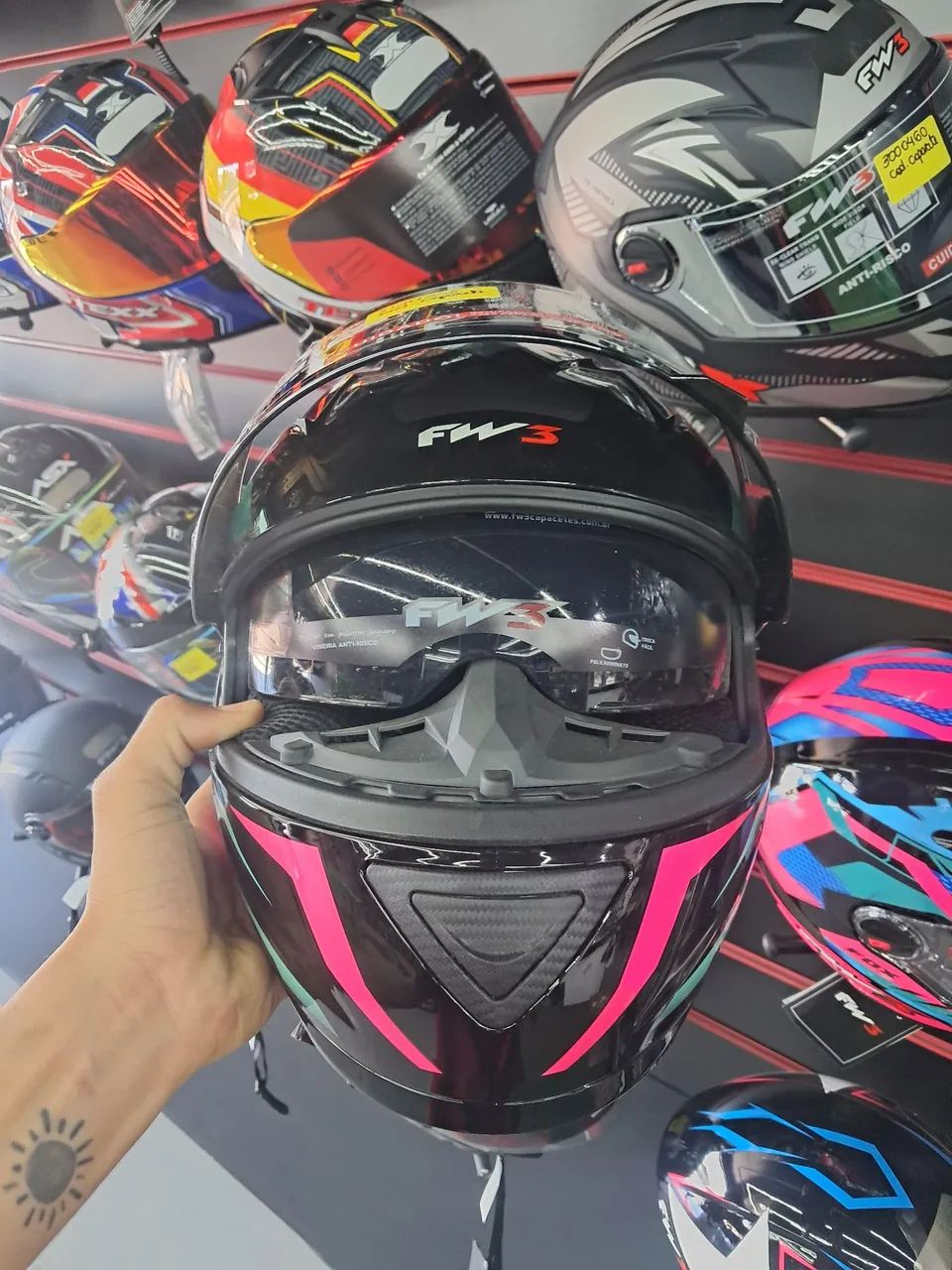 CAPACETE FW3  - Foto 2