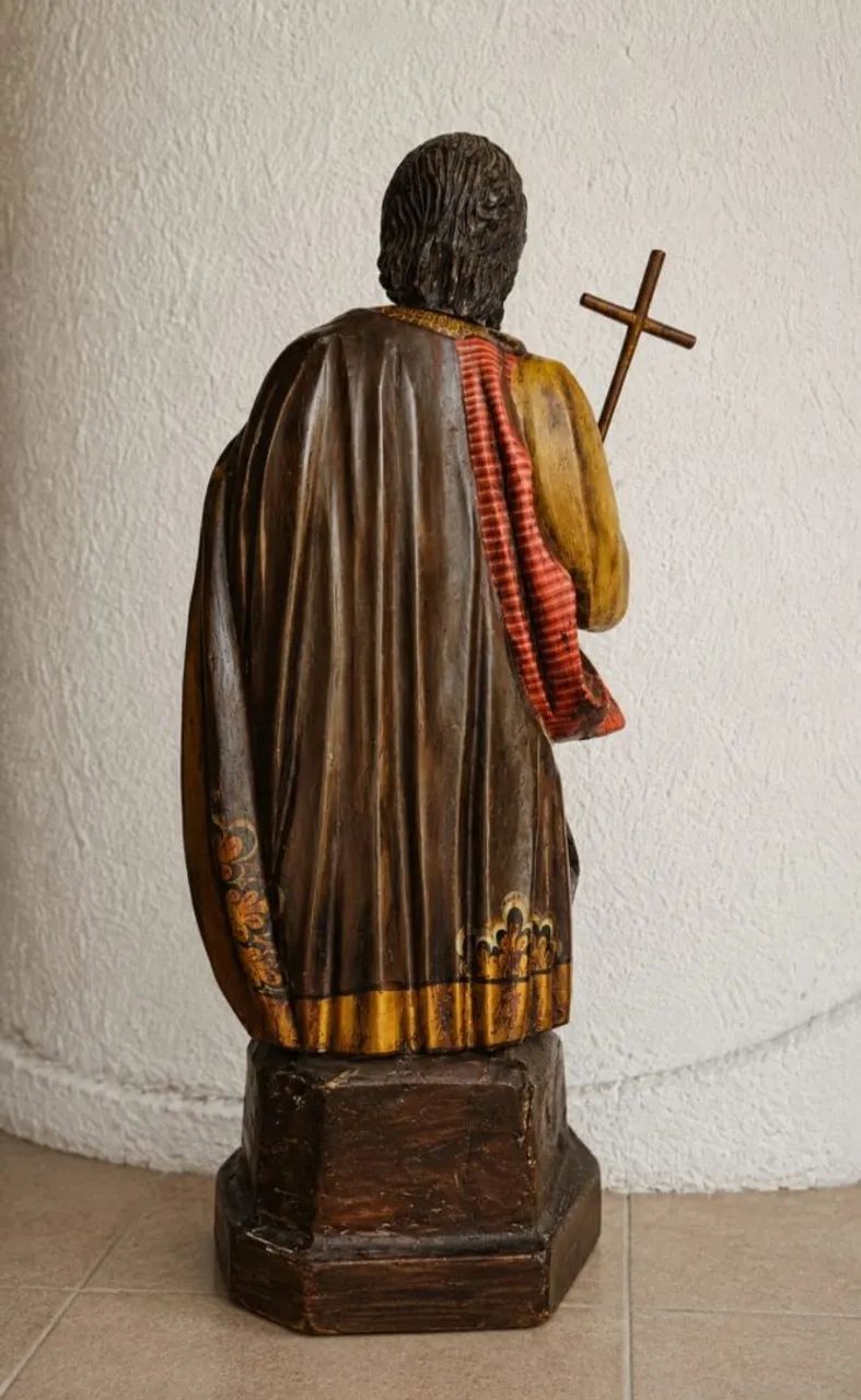IMAGEM ANTIGUISSSSIMA  EM MADEIRA 72X30 - Foto 3