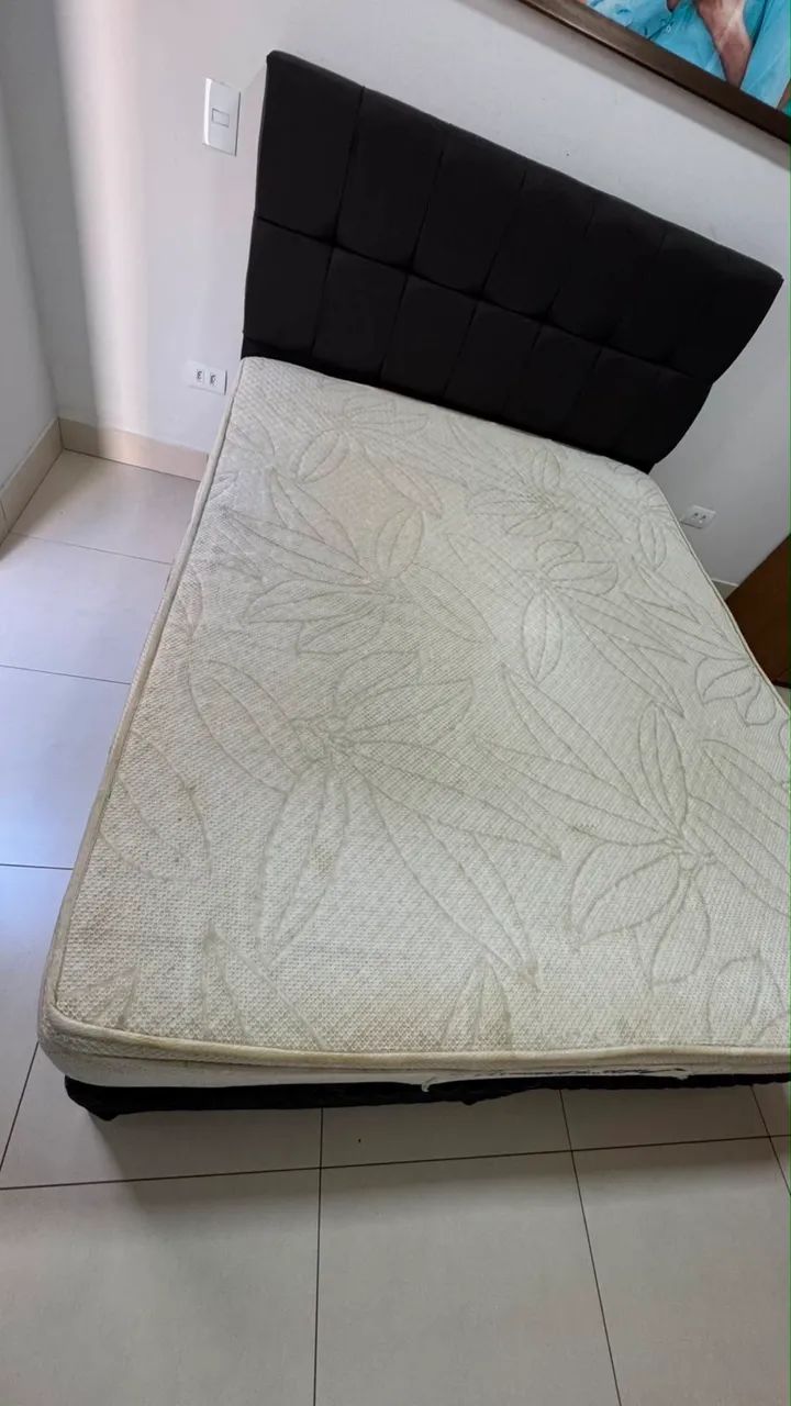 Vendo Cama + Box Queen - Foto 3