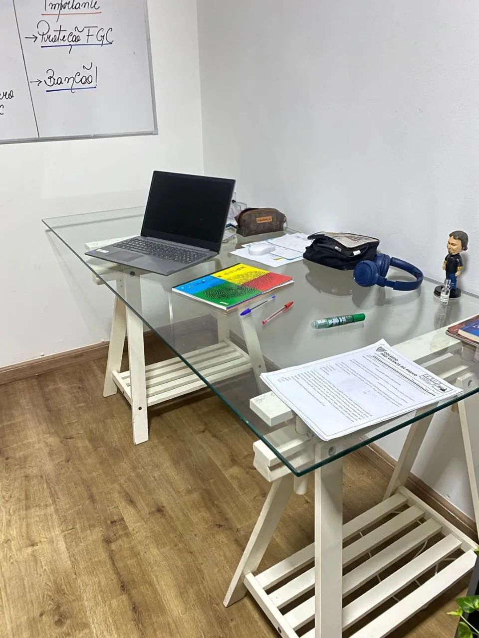Mesa escritório branca  - Foto 3