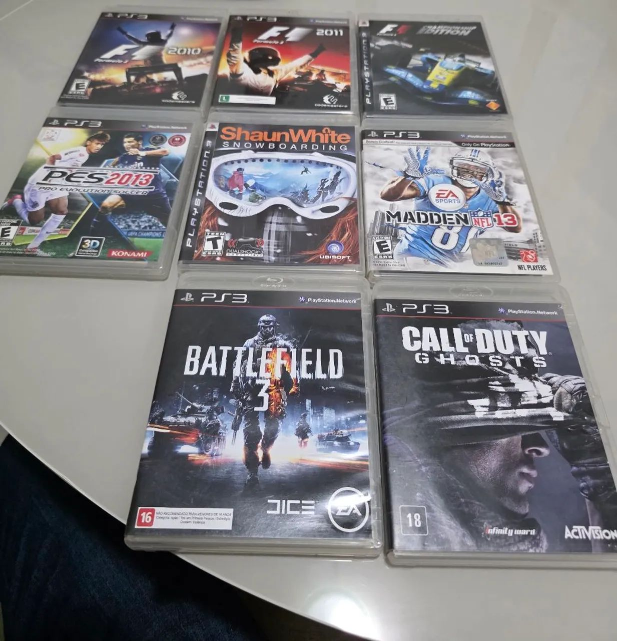 8 JOGOS DE PS3 COMBO