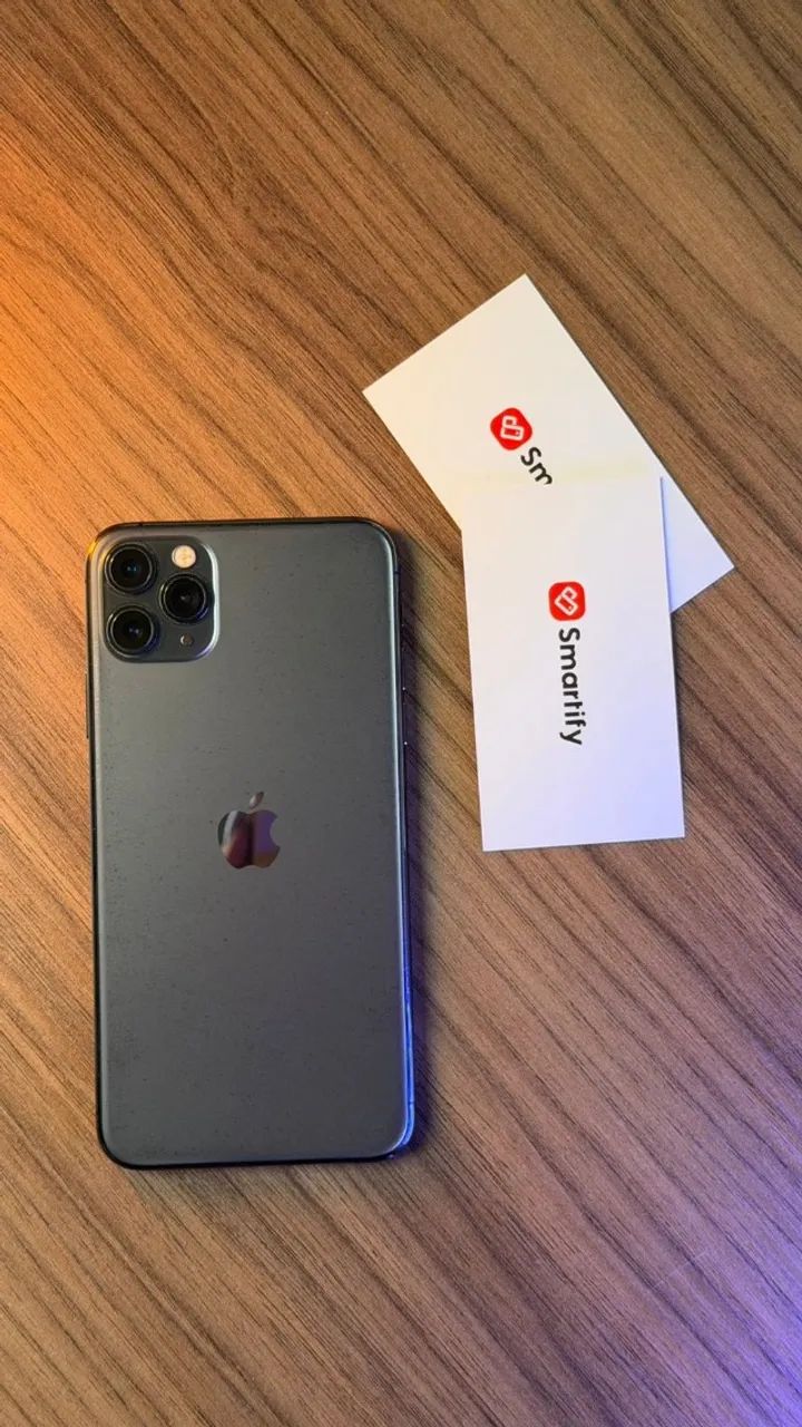 IPHONE 11 PRO MAX CINZA - 256GB - 100% | LOJA FÍSICA EM CURITIBA