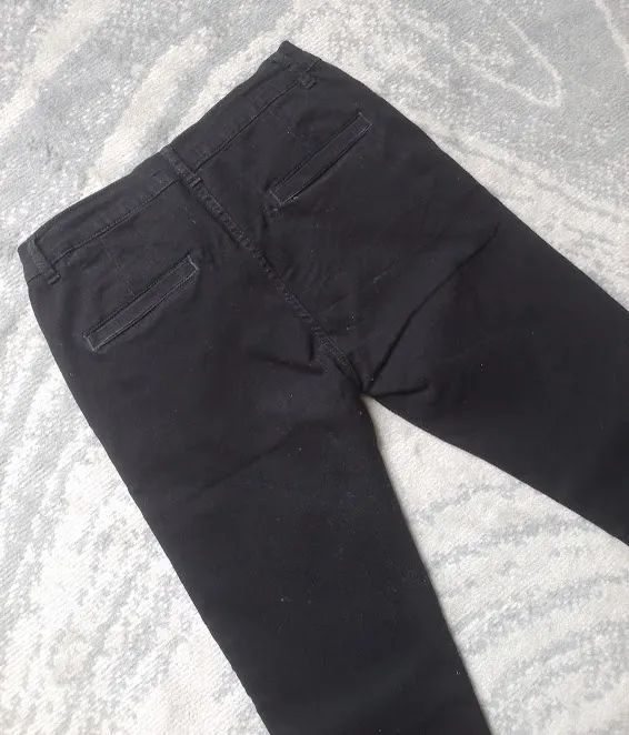 Calça chino masculina preta - Foto 4