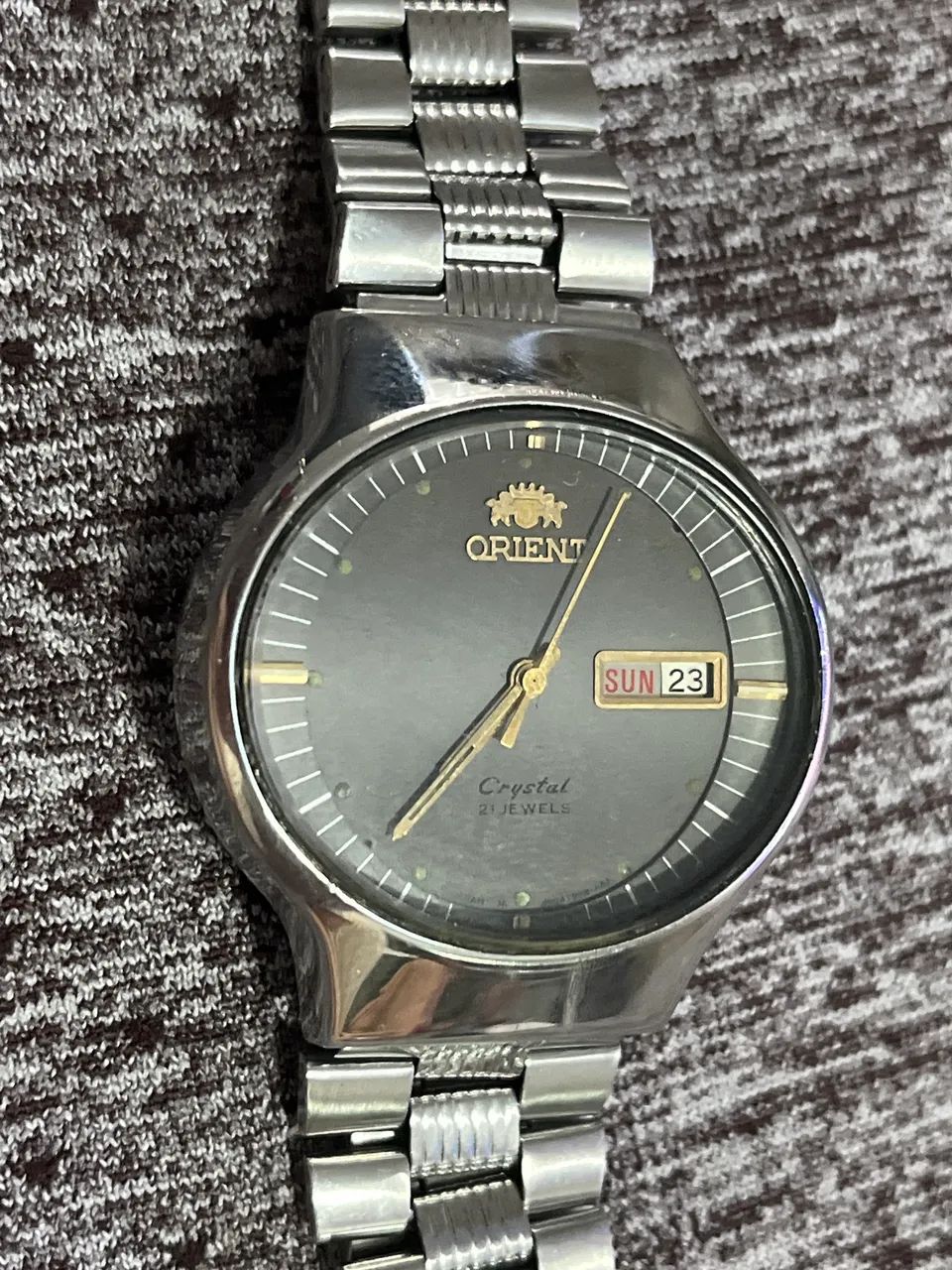 Relógio orient Maracanã automático Grey