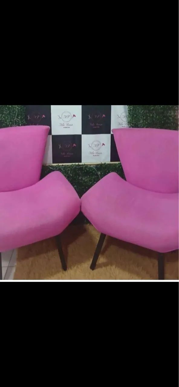 Poltronas rosa
