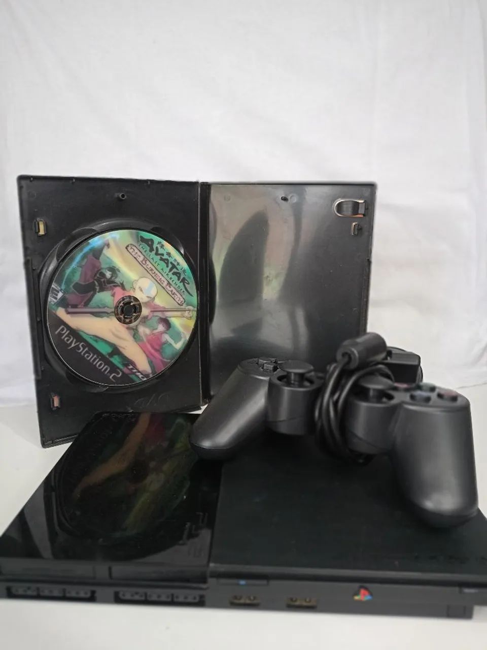 PS2 funcionando + 2 controles e cabos