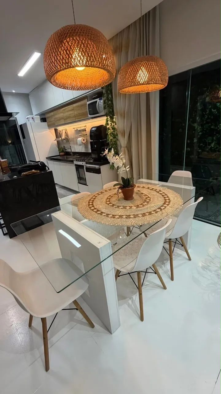 Mesa de vidro temperado