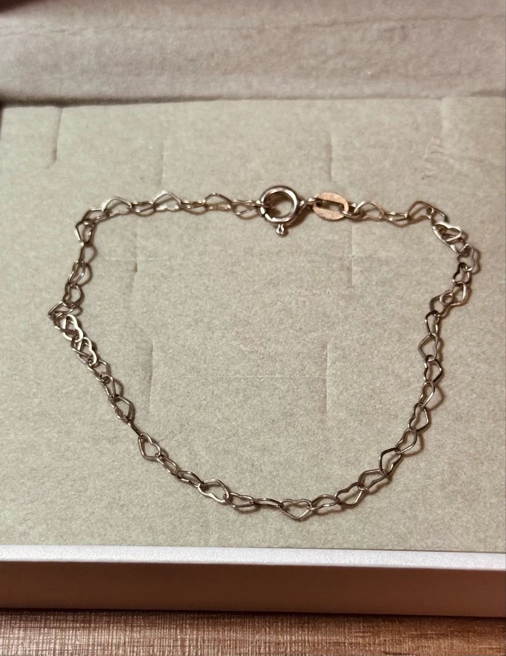 Pulseira Corações Prata 925 - Foto 3