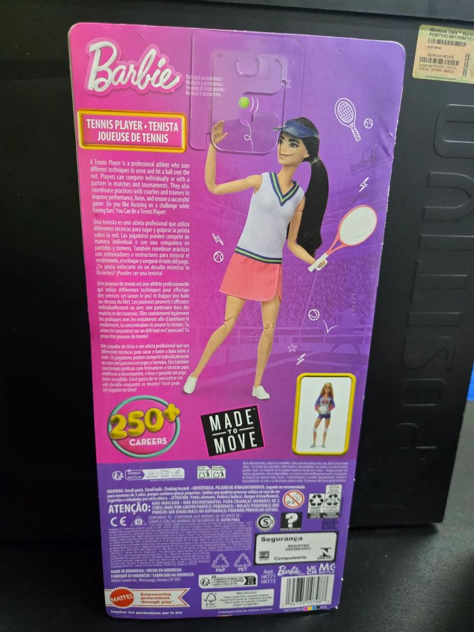 Barbie Profissões Boneca Jogadora de Tênis - Foto 2