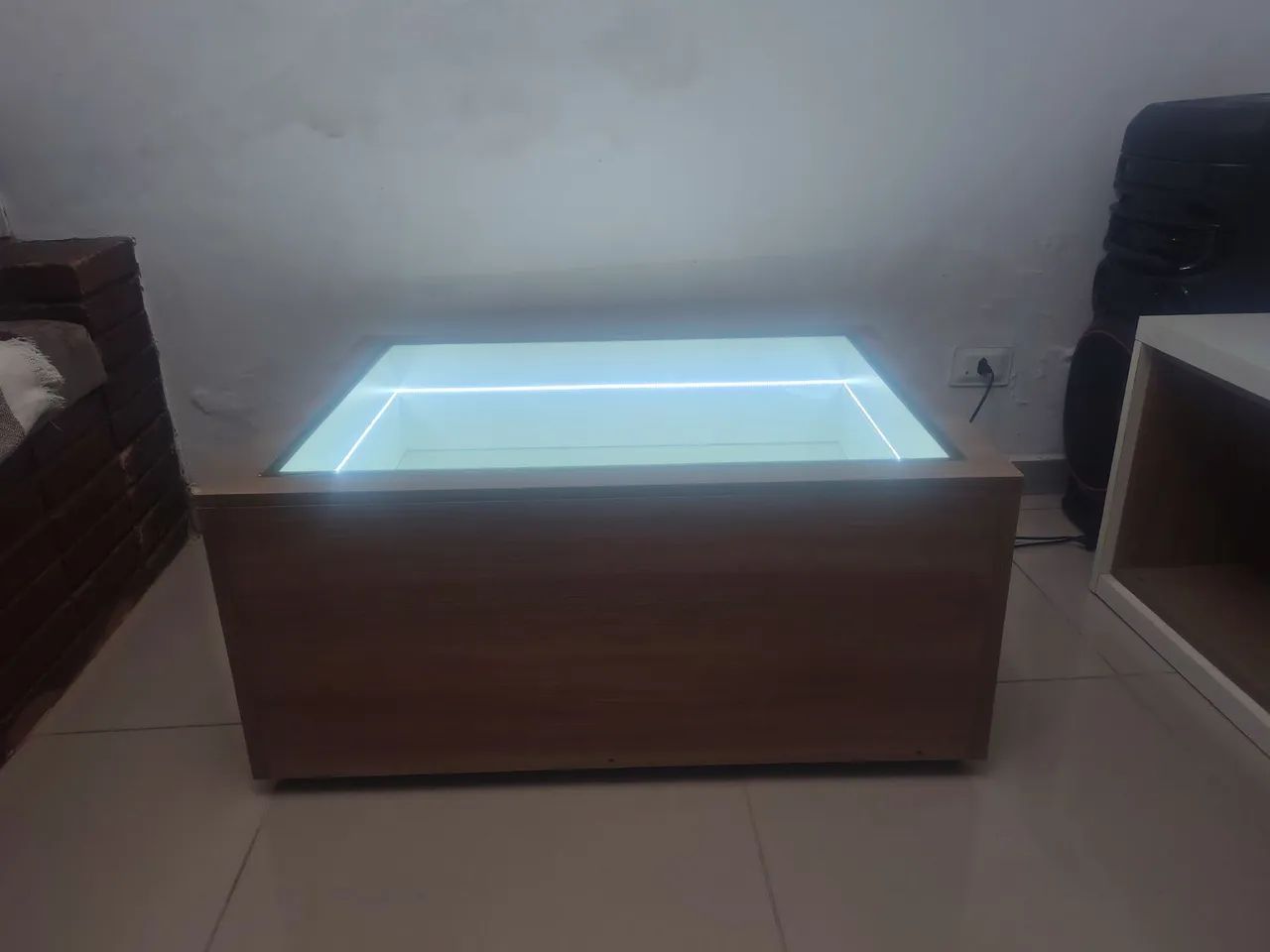 Vende mesa de centro com fundo infinito contato * - Foto 5