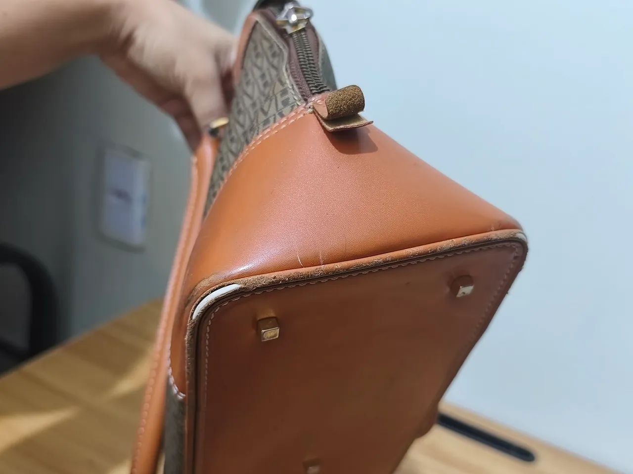 Bolsa baú vintage Victor hugo - Foto 4