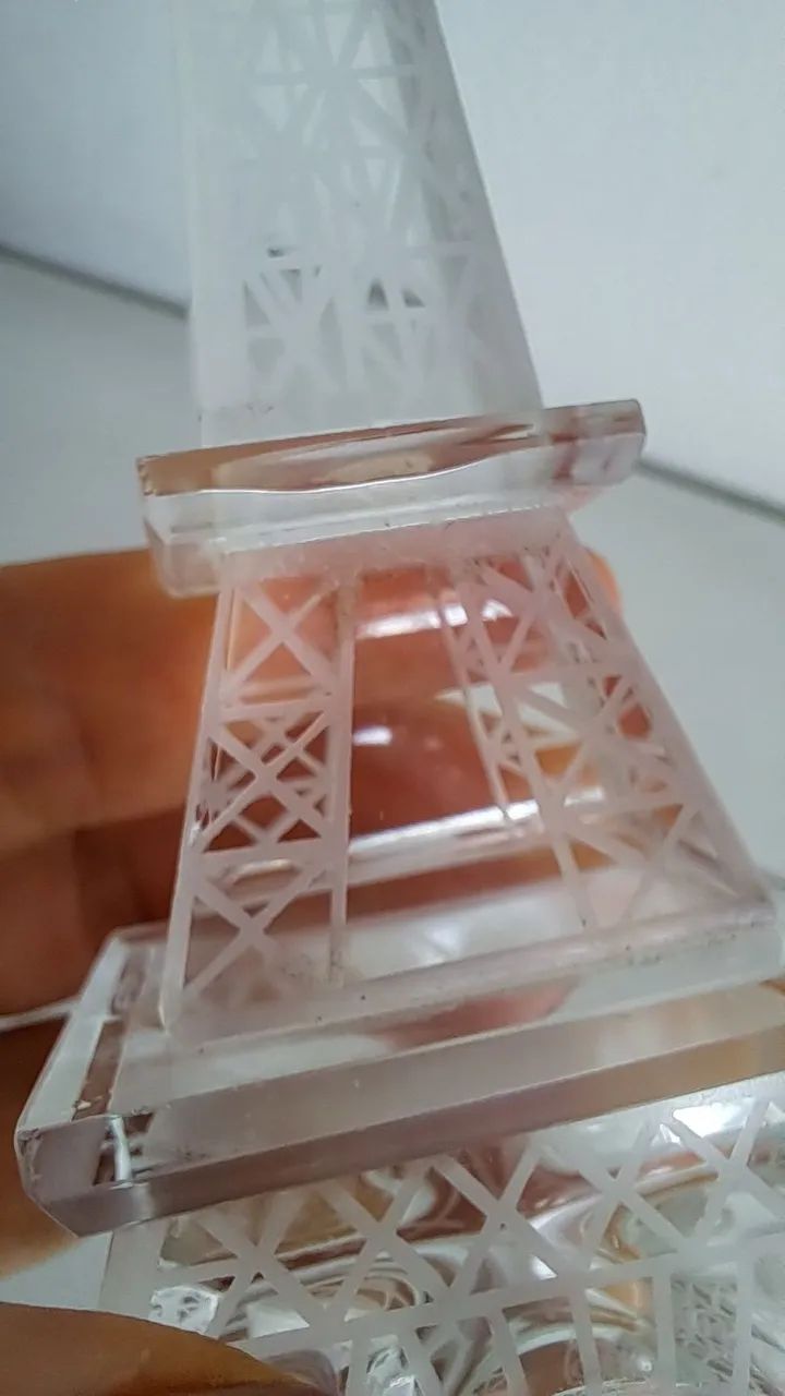 Torre Eiffel de vidro decorado! - Foto 3
