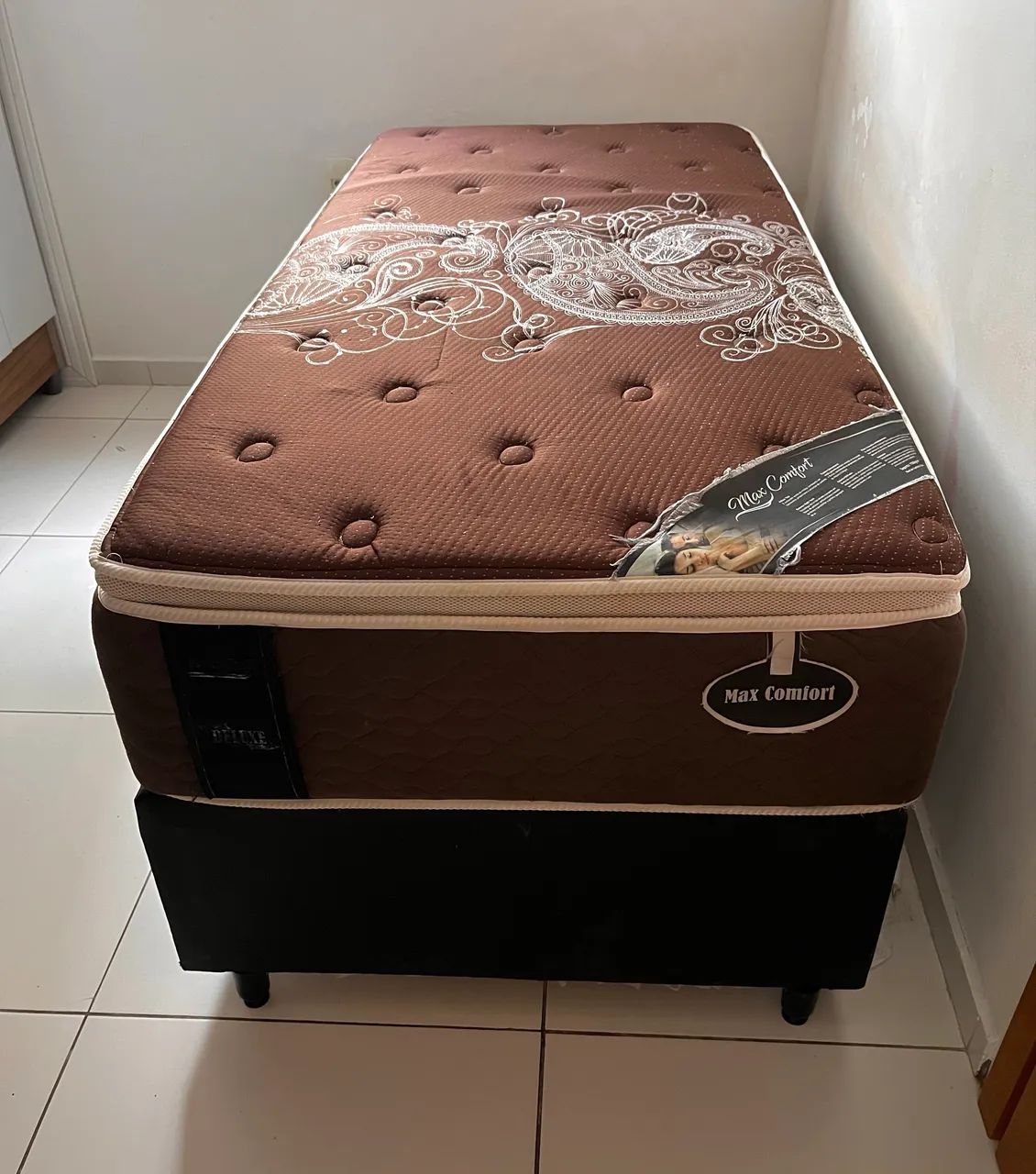 Cama box deluxe solteiro