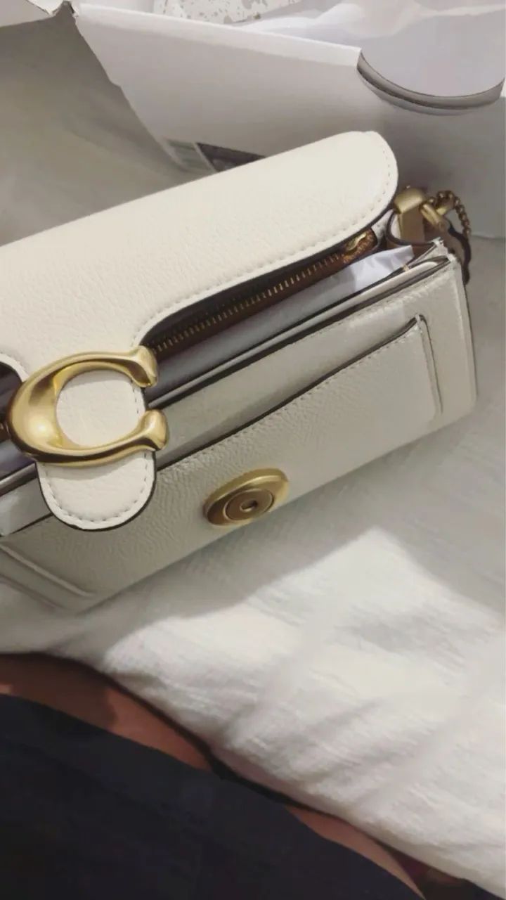 Bolsa coach branca  - Foto 2